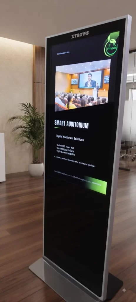 XTROWS Digital Standee — view 2
