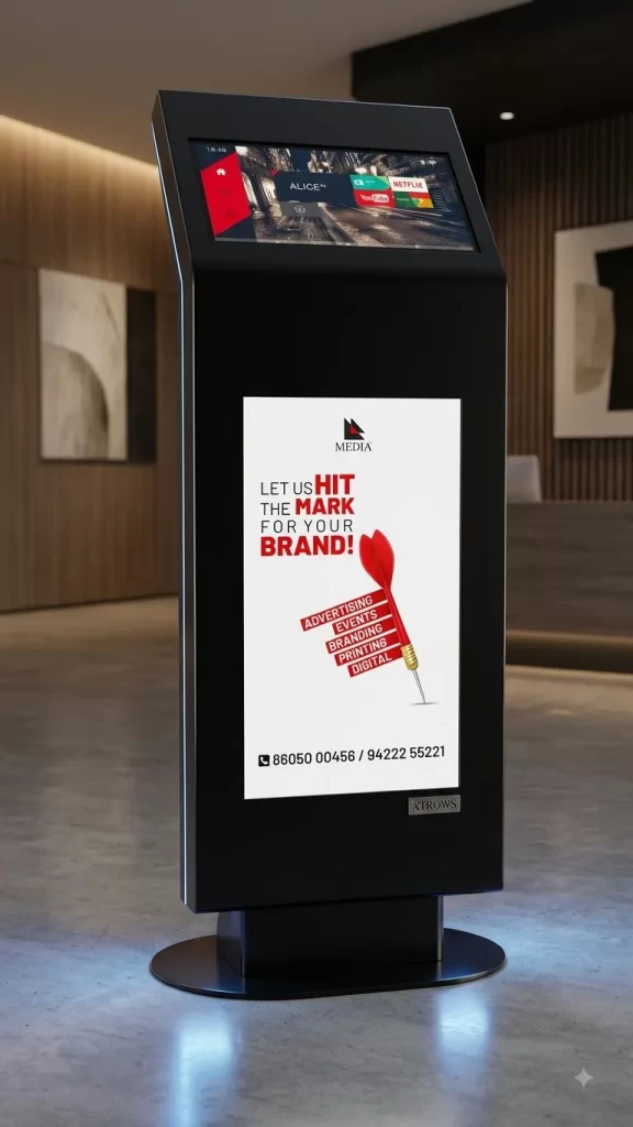 XTROWS Digital Signage Standee Kiosk — view 4