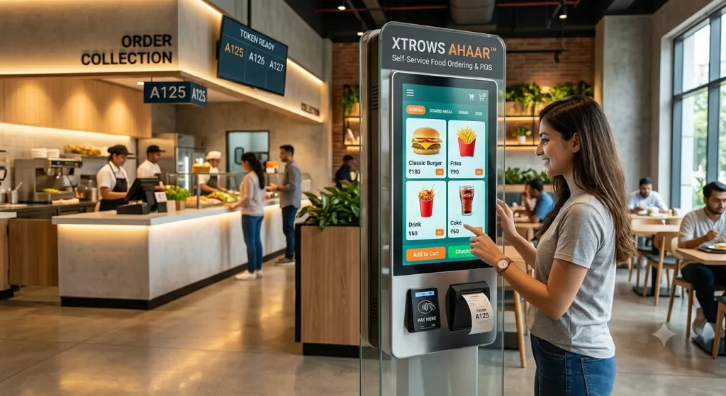 XTROWS AHAAR™ — Self-Service Food Ordering & POS