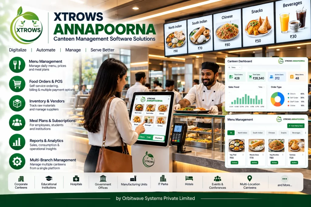 XTROWS ANNAPOORNA™ — Canteen Management