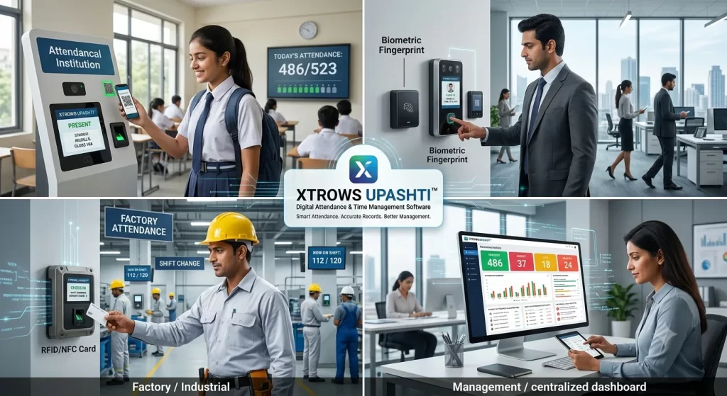 XTROWS UPASHTI™ — Digital Attendance