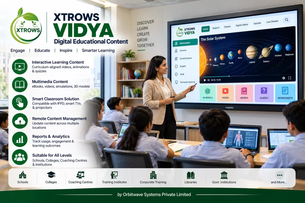 XTROWS VIDYA™ — Digital Educational Content — view 2